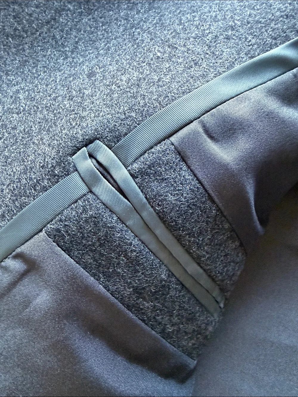 J. Crew Melton Double-Breasted Wool Peacoat - Charcoal Gray size 0 NWT - Picture 9 of 10